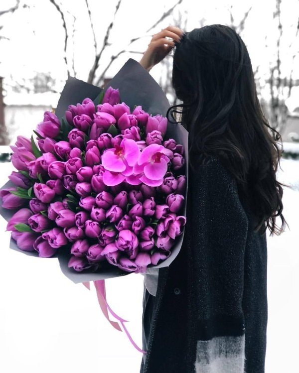 букет цветов для девушки