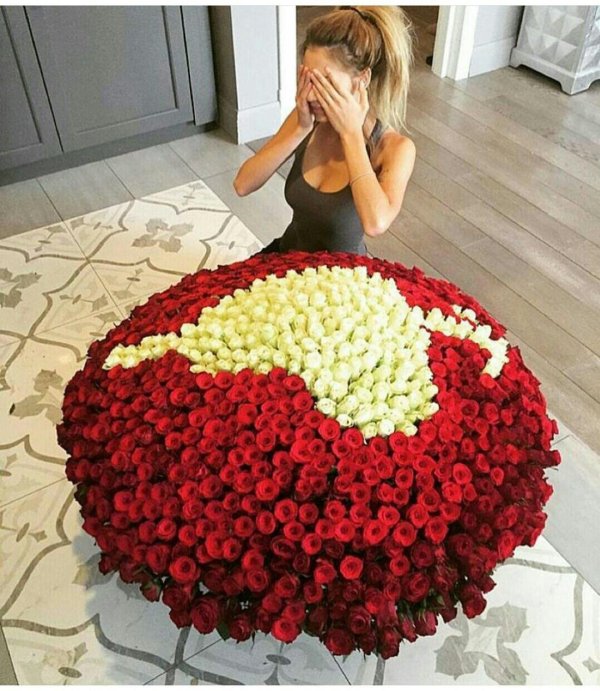 огромные букеты цветов