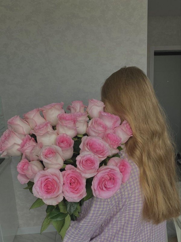 нежно розовая роза