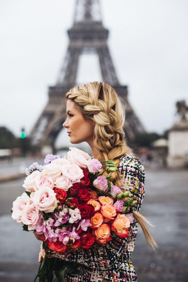 букет женщине