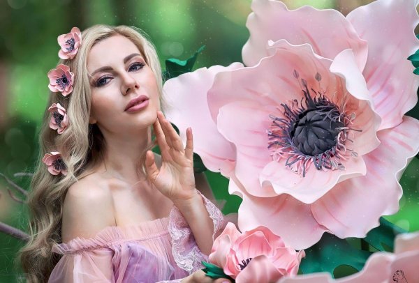 цветок большой