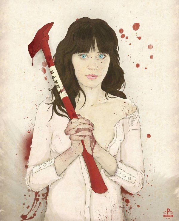 Девушка с ножом