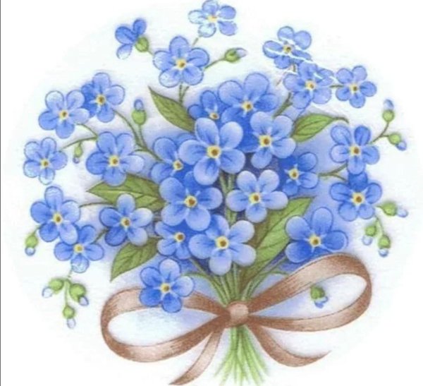 Девушка с незабудками