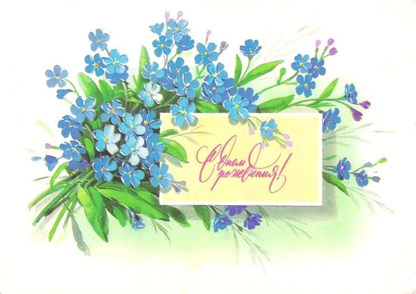 Девушка с незабудками