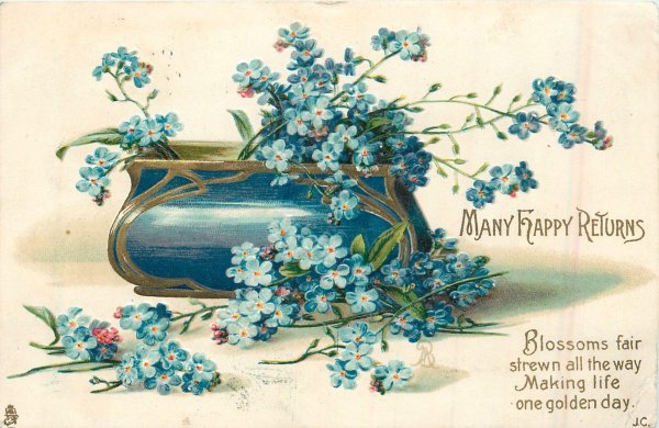 Девушка с незабудками