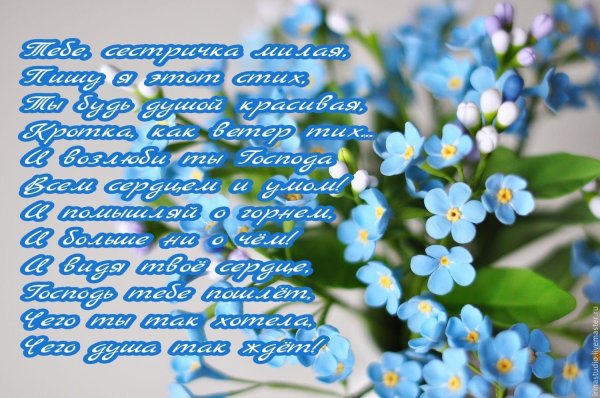 Девушка с незабудками