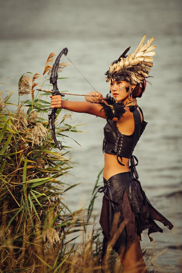 С девушками амазонками