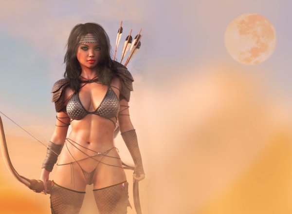 С девушками амазонками