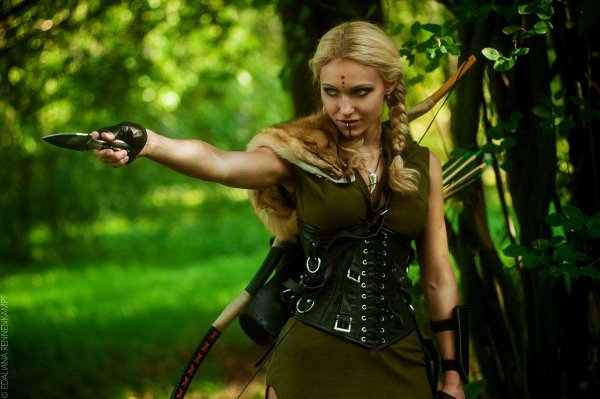 С девушками амазонками