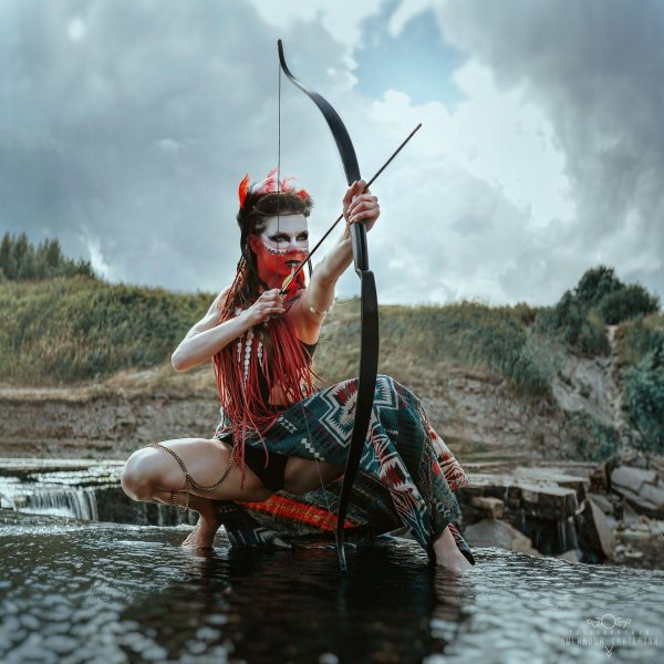 С девушками амазонками