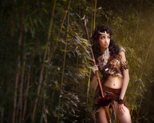 С девушками амазонками