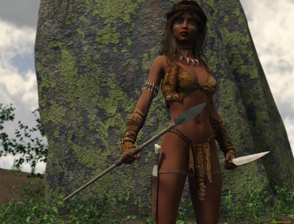 С девушками амазонками