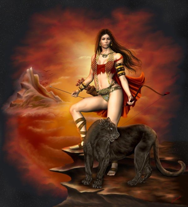 С девушками амазонками