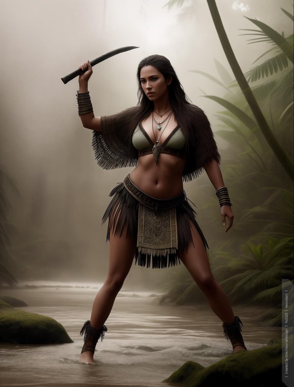 С девушками амазонками