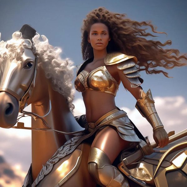 С девушками амазонками