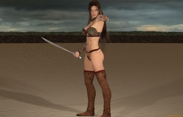 С девушками амазонками