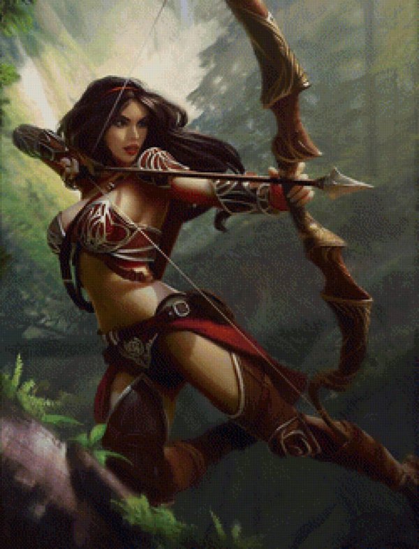 С девушками амазонками