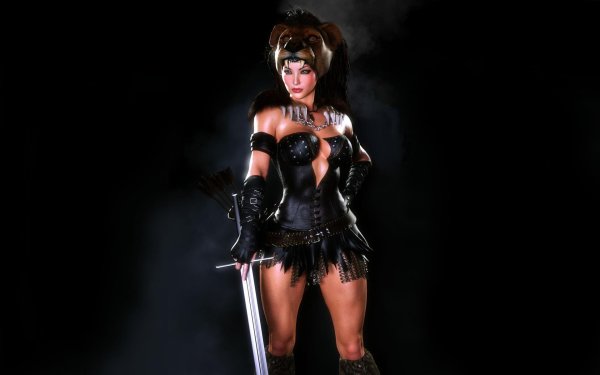 С девушками амазонками