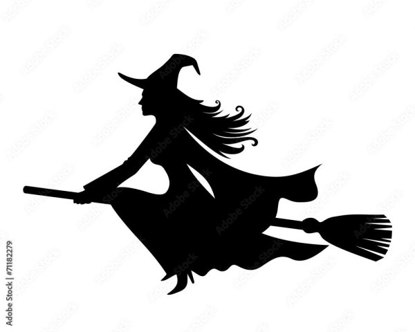 Девушка на метле