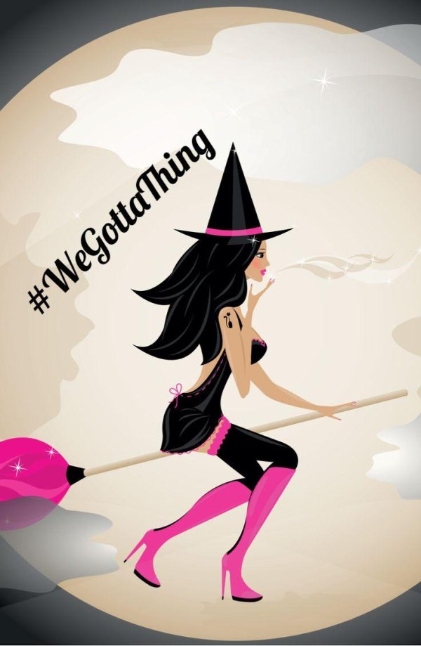 Девушка на метле