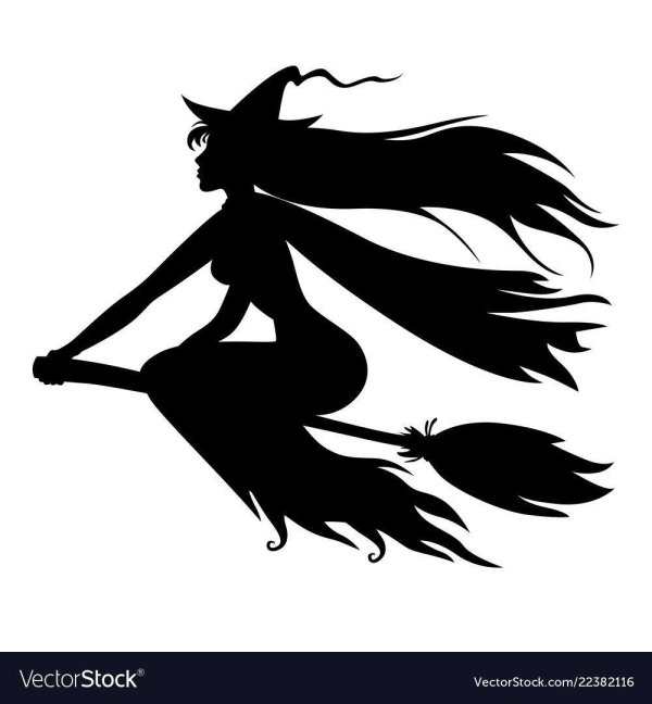 Девушка на метле