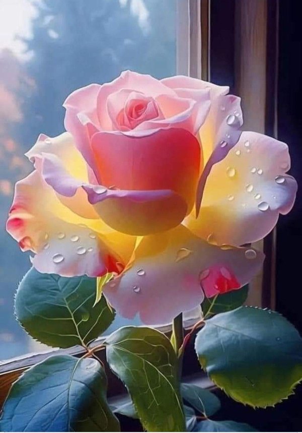 розы раскрываются