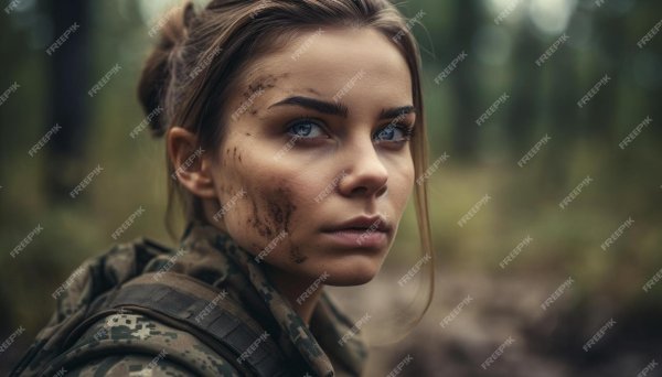 Военных с девушками