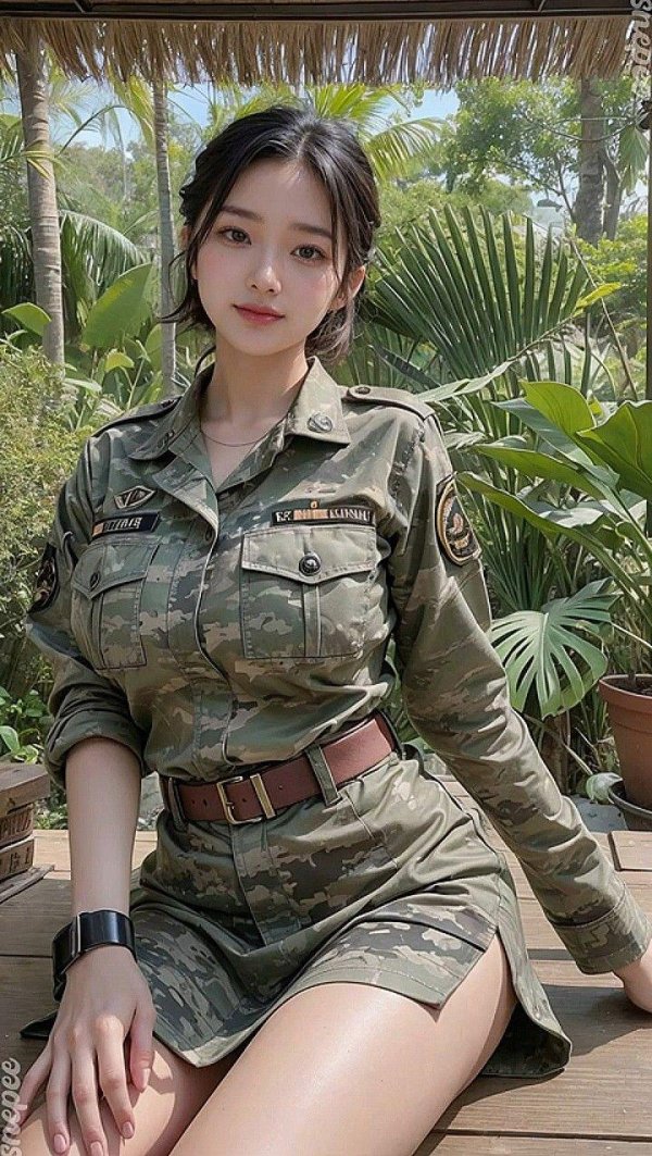 Военных с девушками