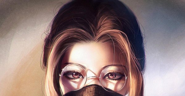 Девушка с очками