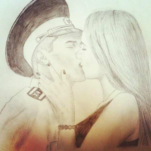 Солдат и девушка