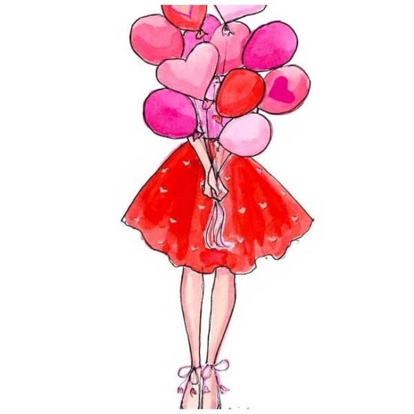 Девушка с шариками