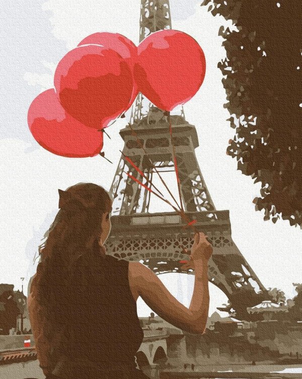 Девушка с шариками