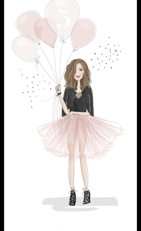 Девушка с шариками