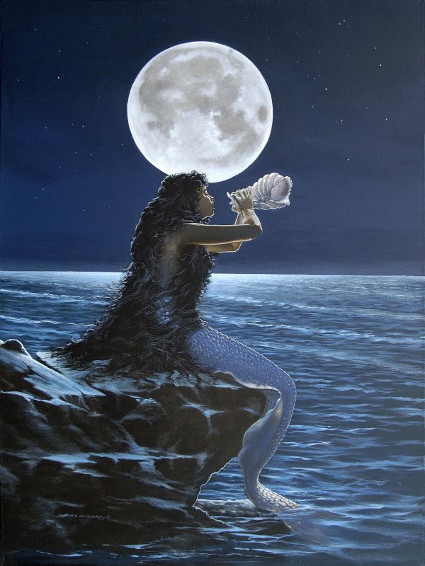 Полнолуние и девушка