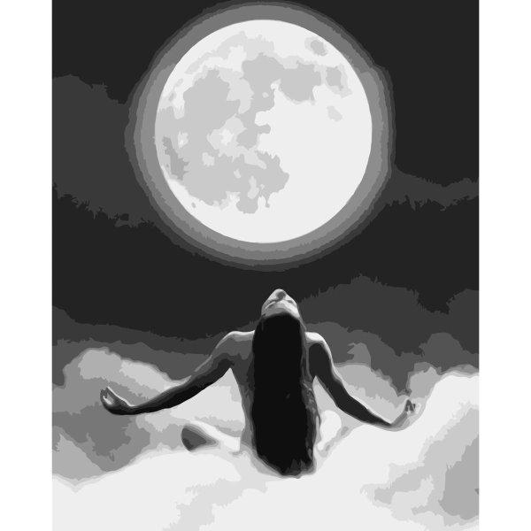 Полнолуние и девушка