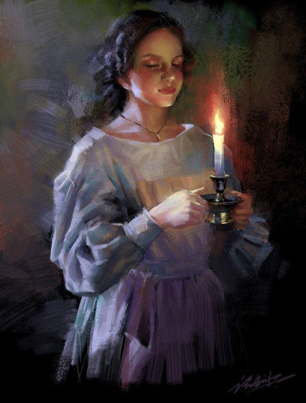 Девушка со свечой