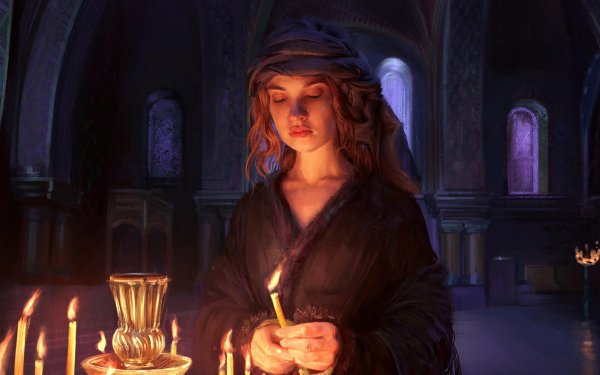 Девушка со свечой