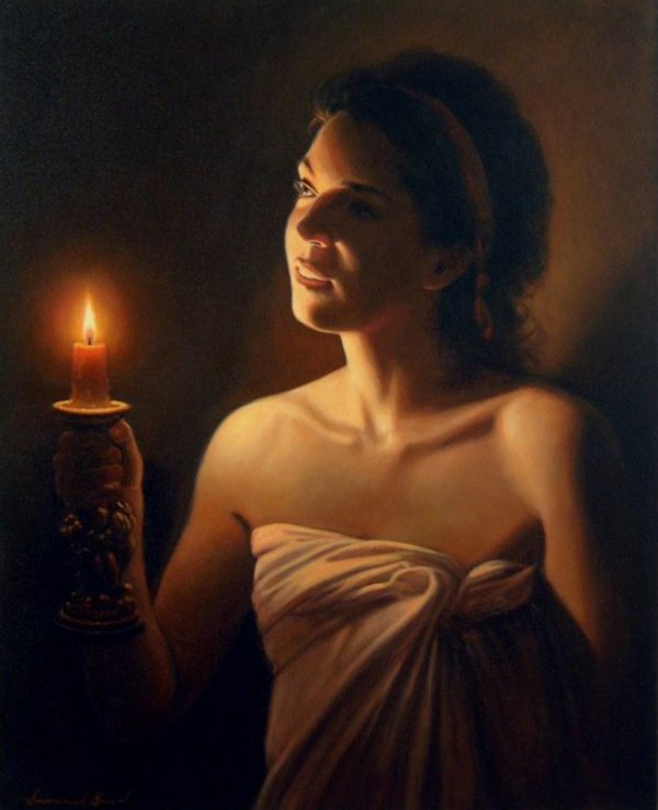 Девушка со свечой