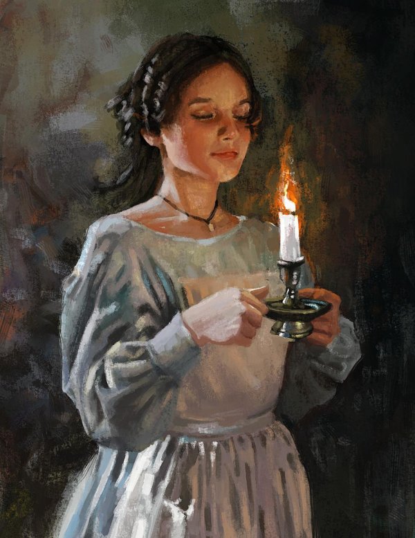 Девушка со свечой