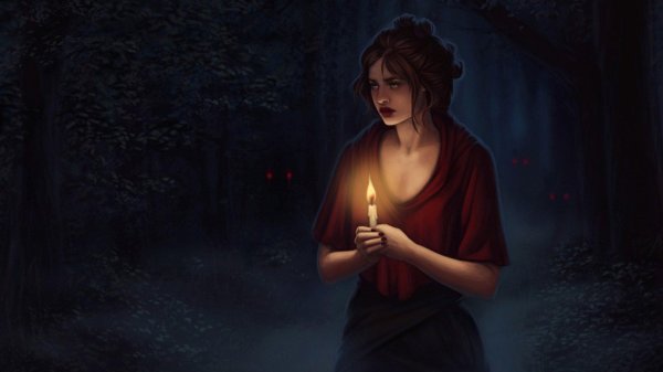 Девушка со свечой