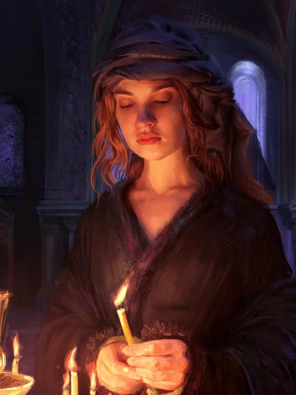 Девушка со свечой