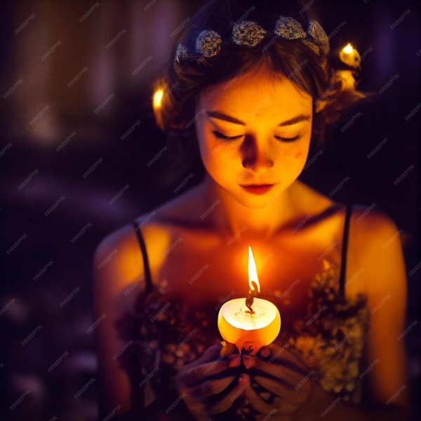 Девушка со свечой