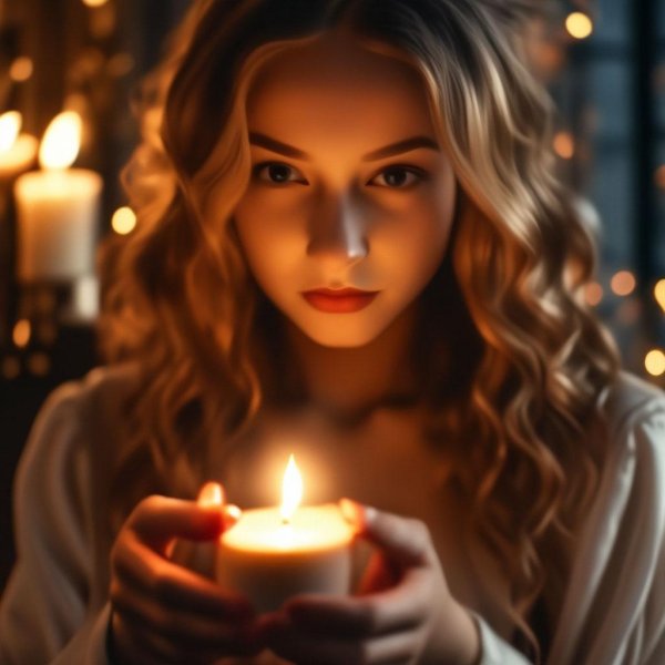 Девушка со свечой