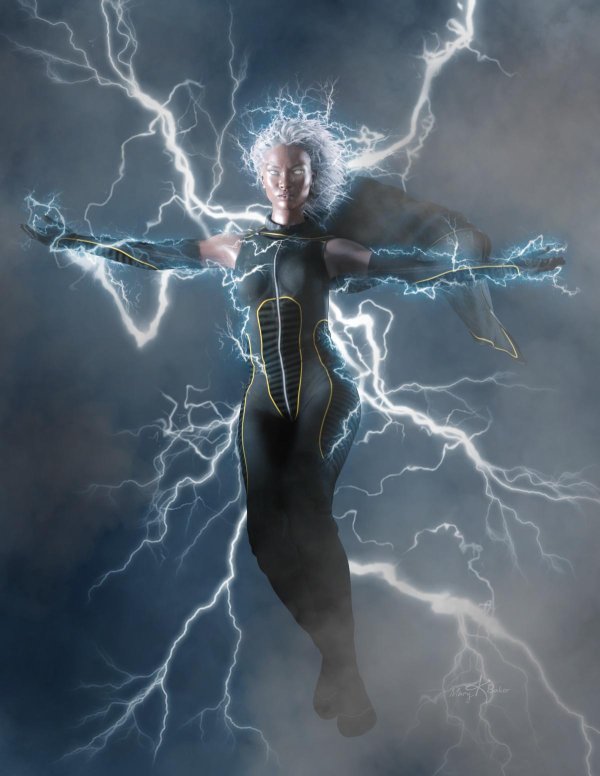 Девушка и молния