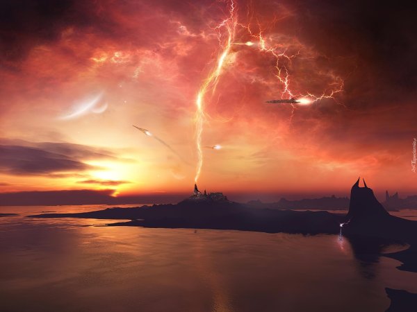 Девушка и молния