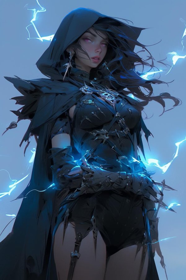 Девушка и молния