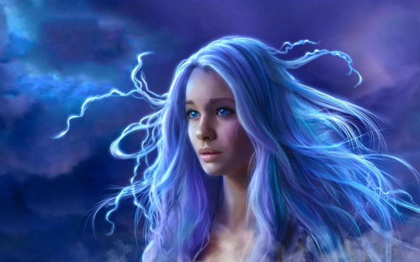 Девушка и молния