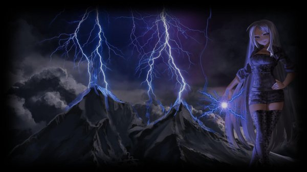 Девушка и молния