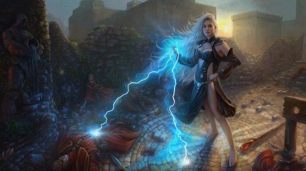 Девушка и молния