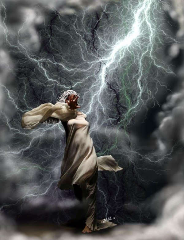 Девушка и молния